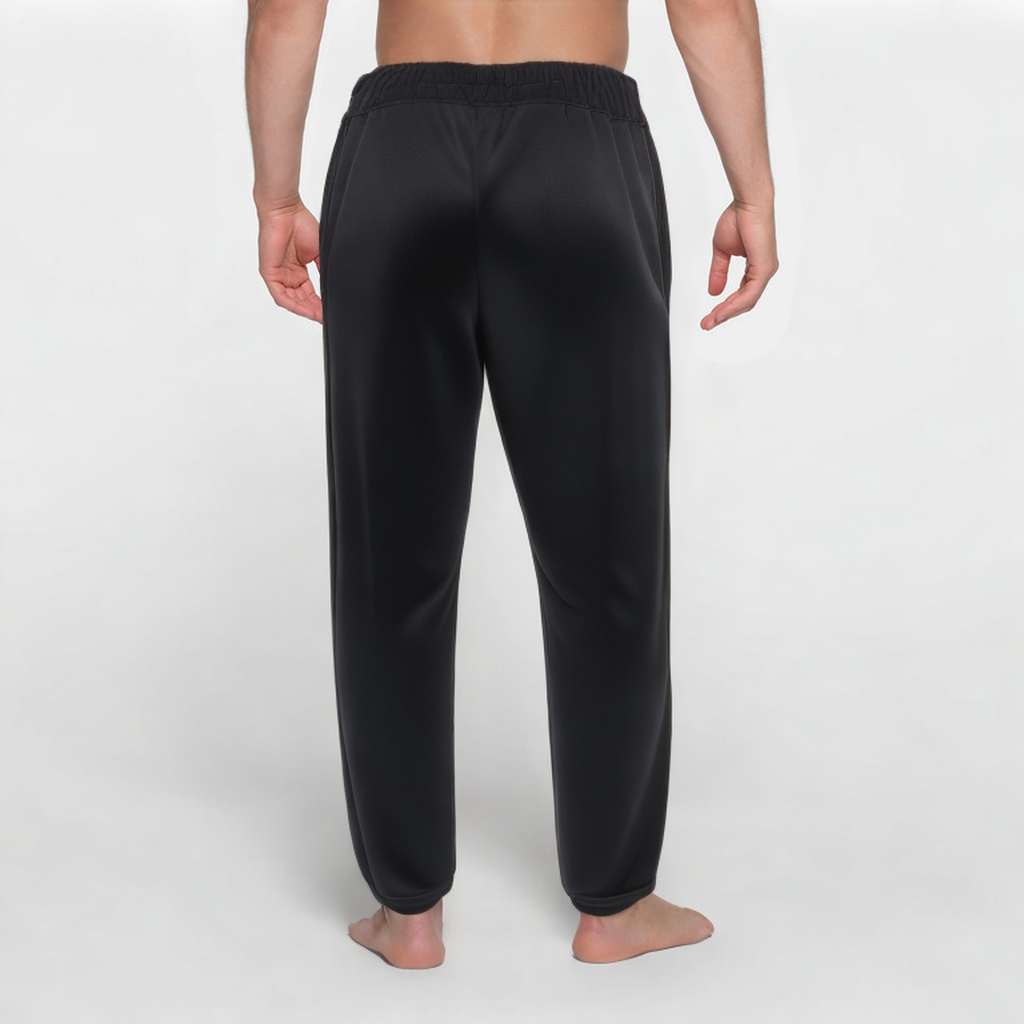 Distressed acid wash men's track trousers
