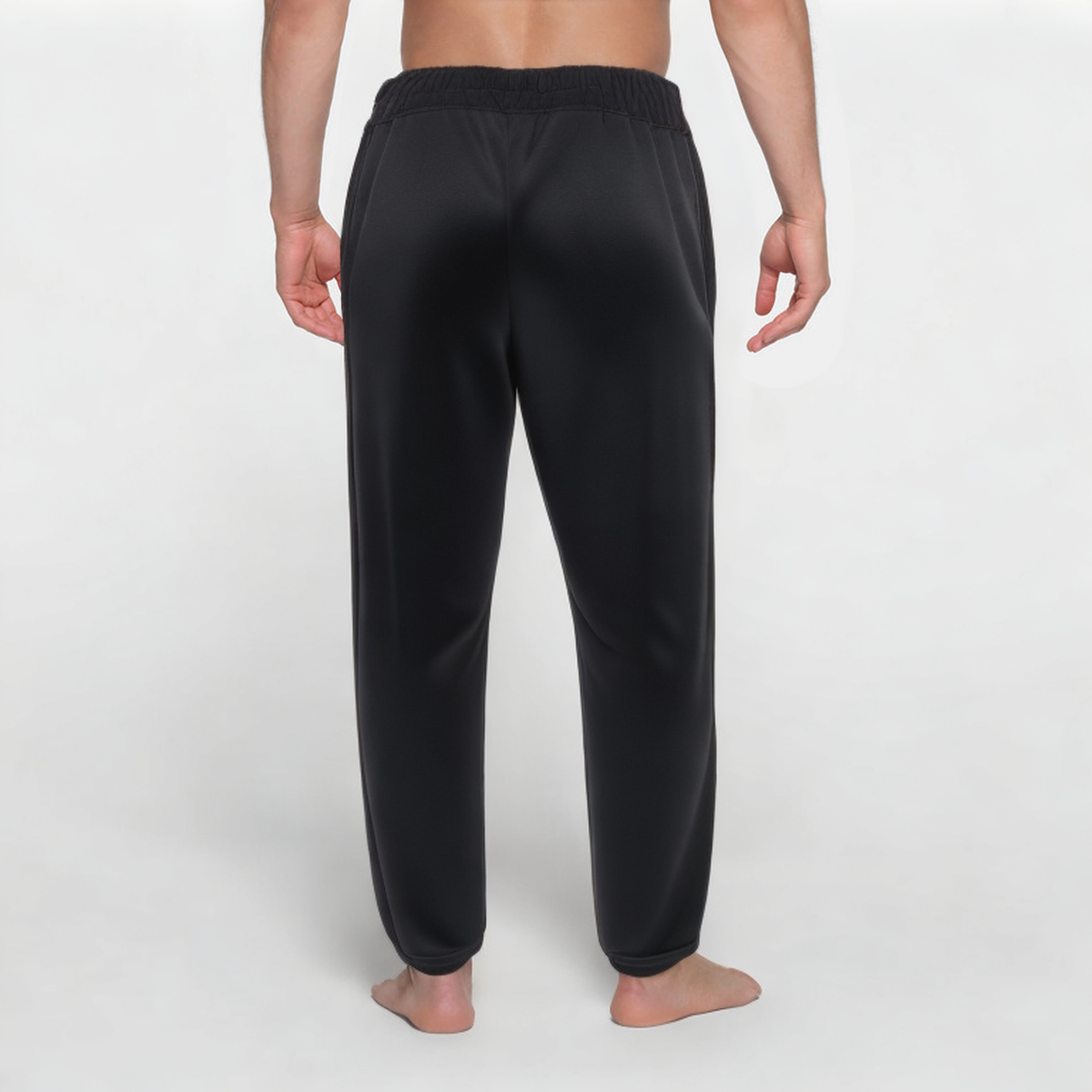 Distressed acid wash men's track trousers