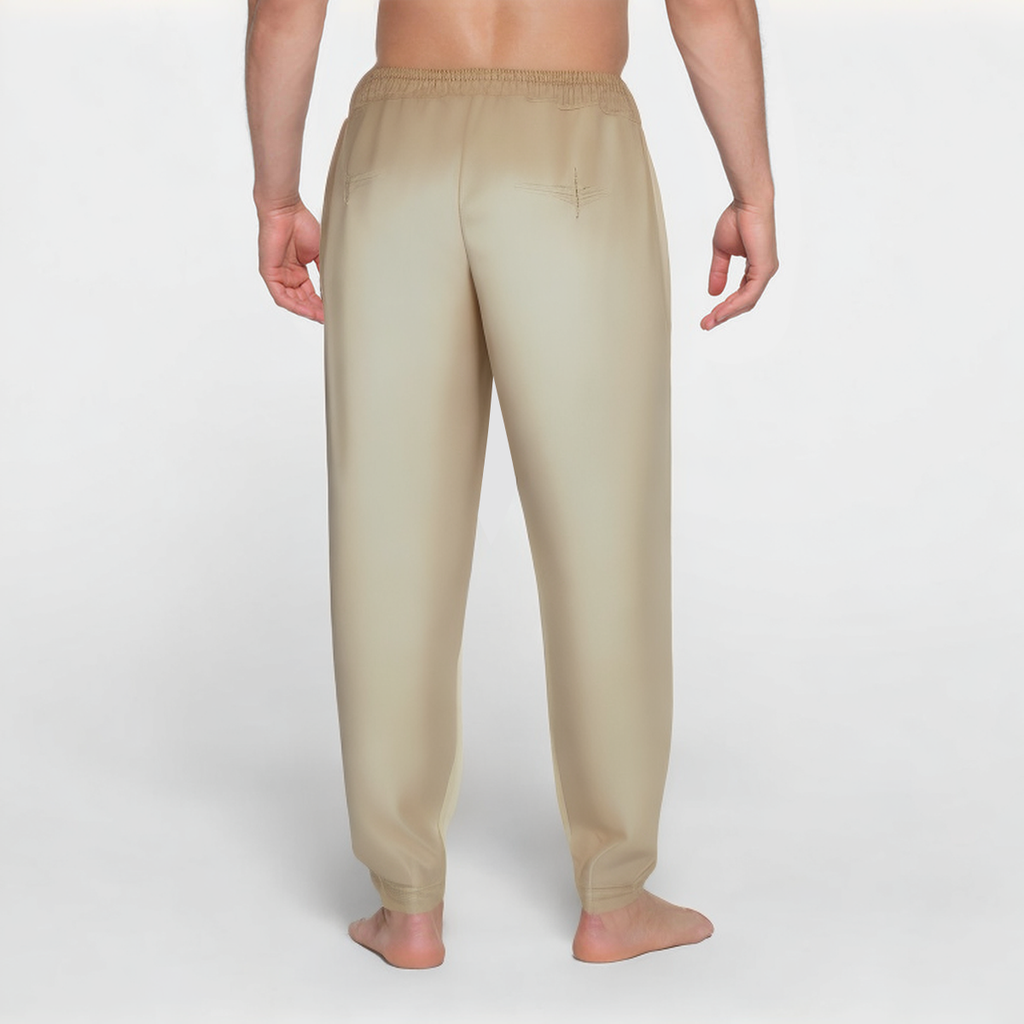 Acid washed thickened men's sports trousers