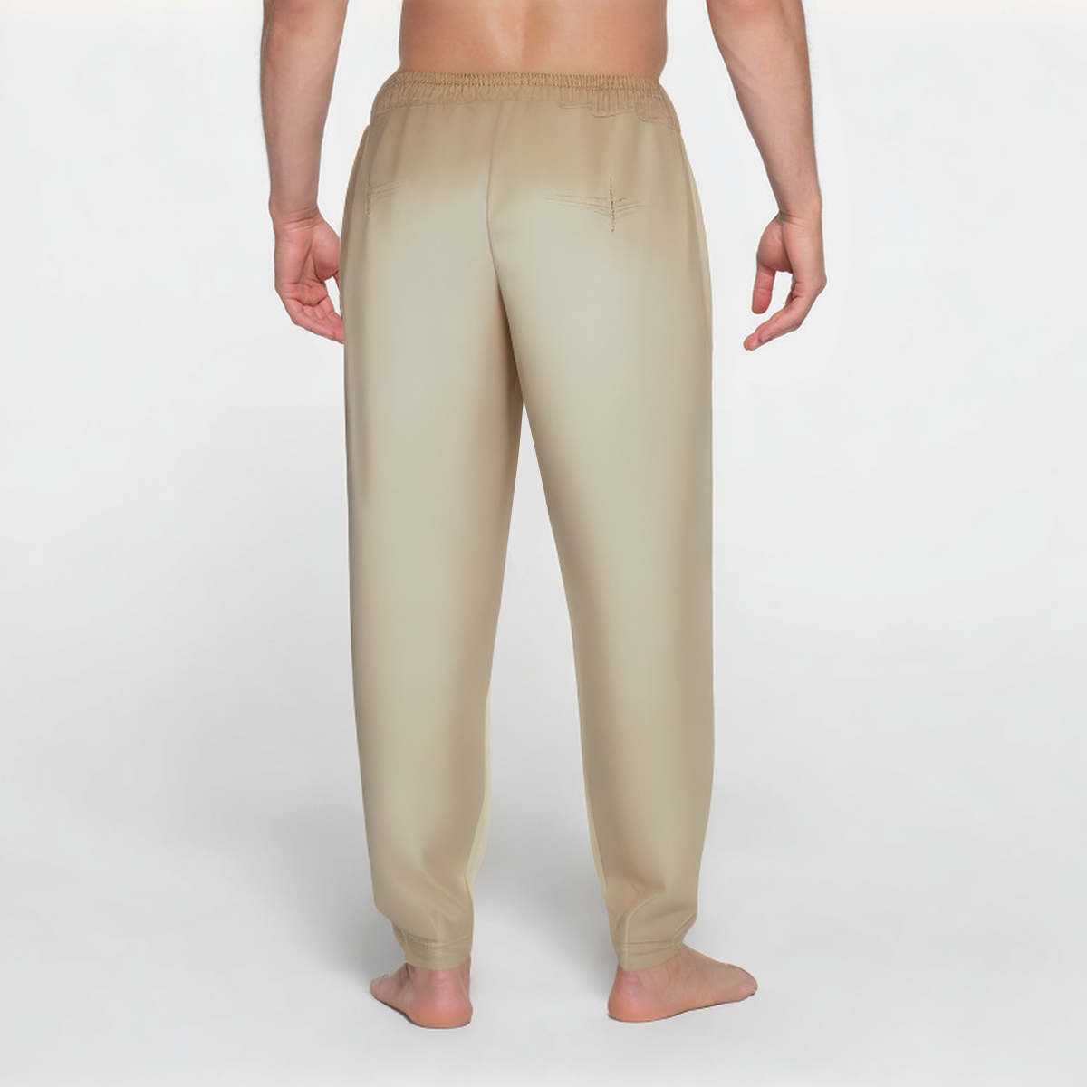Acid washed thickened men's sports trousers