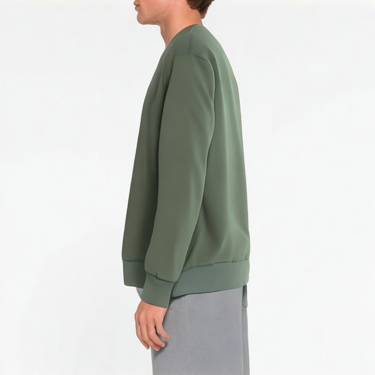 Thickened cotton solid color men's sweatshirt