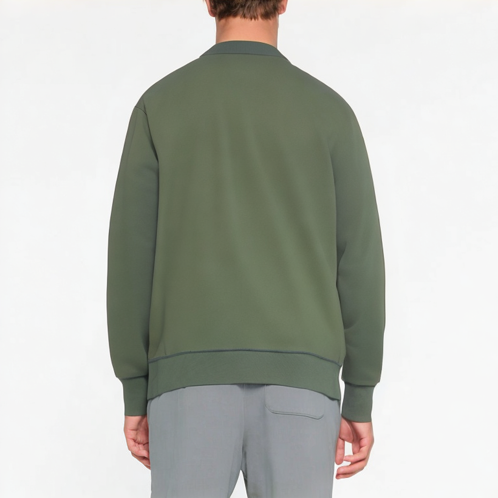 Thickened cotton solid color men's sweatshirt