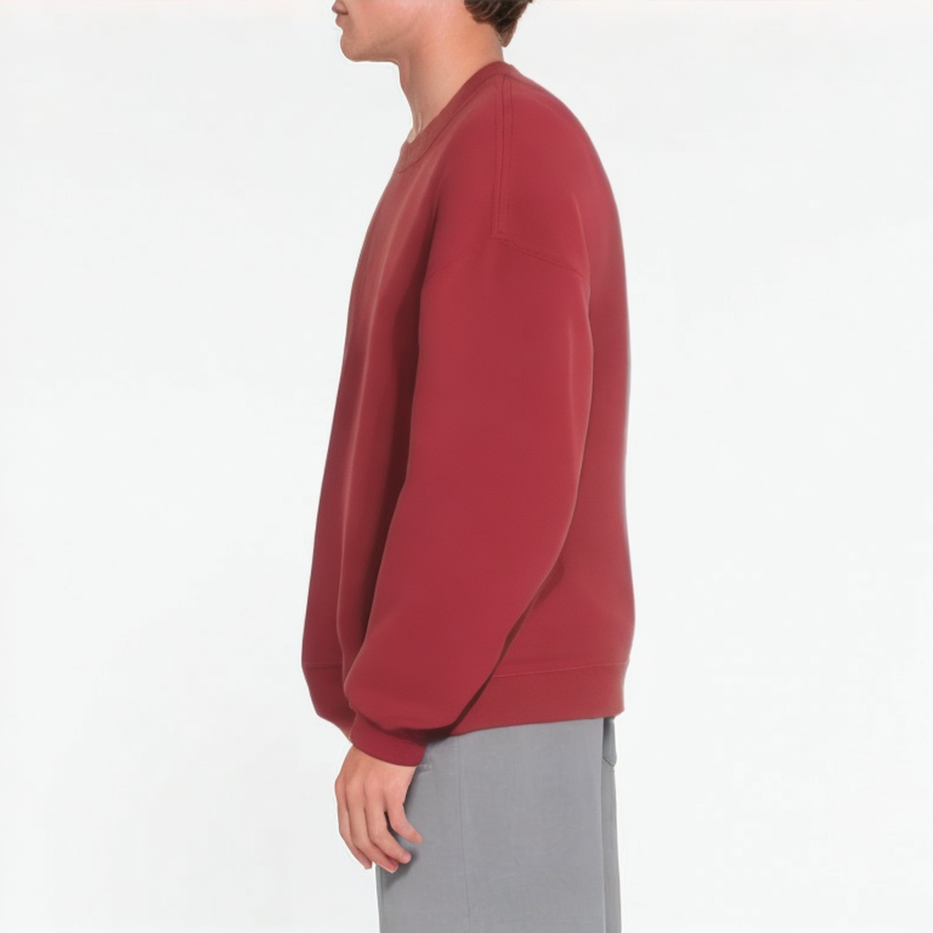 Loose and breathable crew neck men's sweatshirt