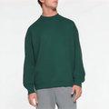 Green long sleeve loose fit men's sweatshirt