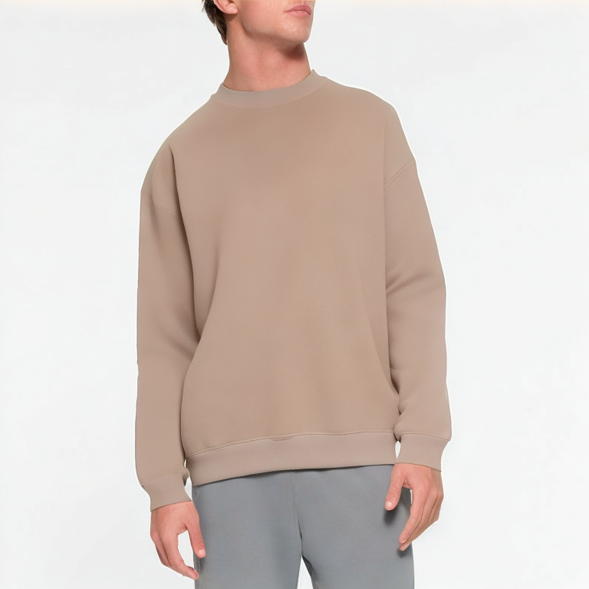Loose breathable long sleeve men's sweatshirt
