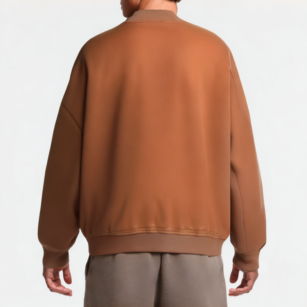 Vintage acid washed breathable men's sweatshirt