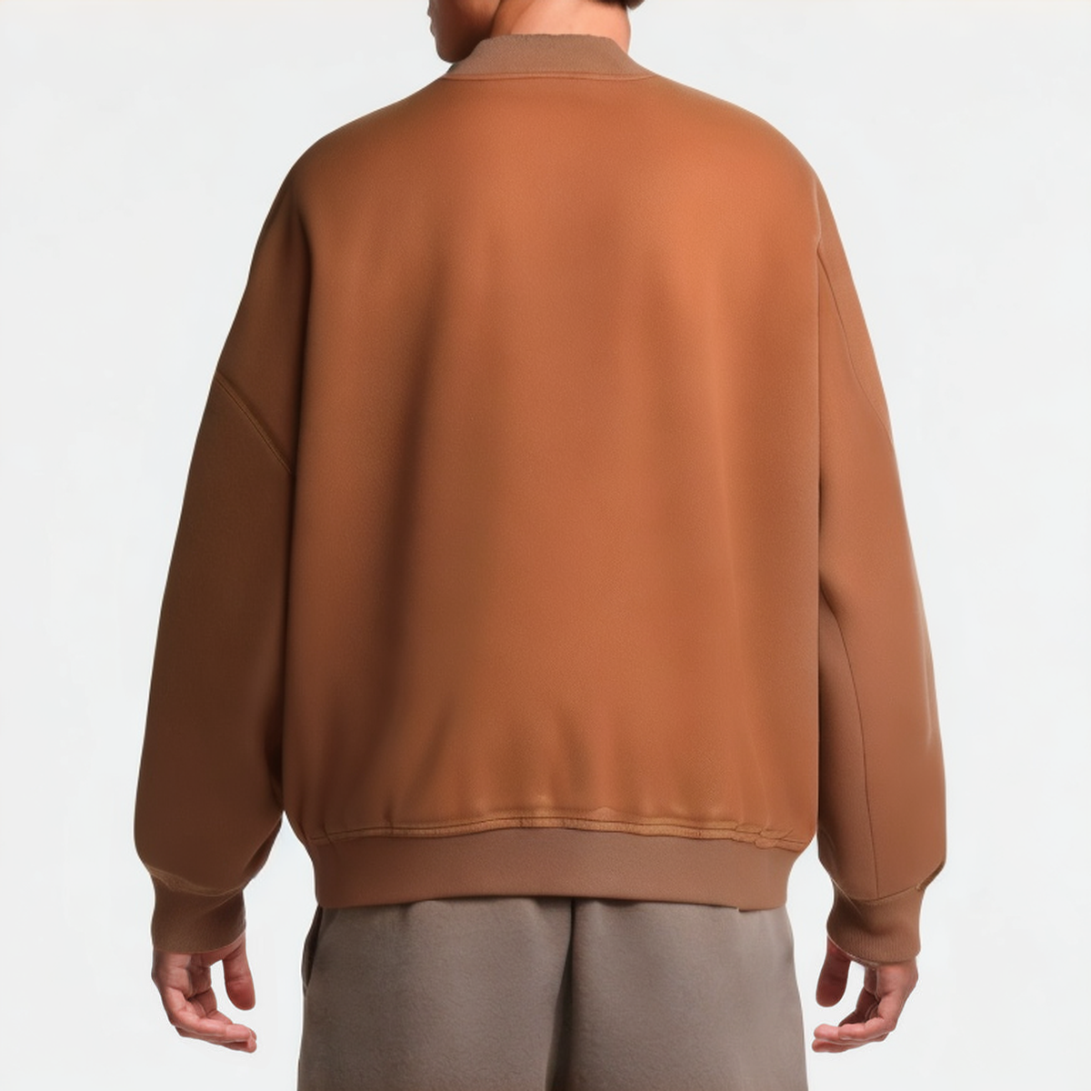 Vintage acid washed breathable men's sweatshirt