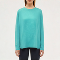 Breathable anti-pilling women's loose long-sleeved T-shirt