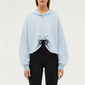 Blue anti-pilling women's sports sweatshirt