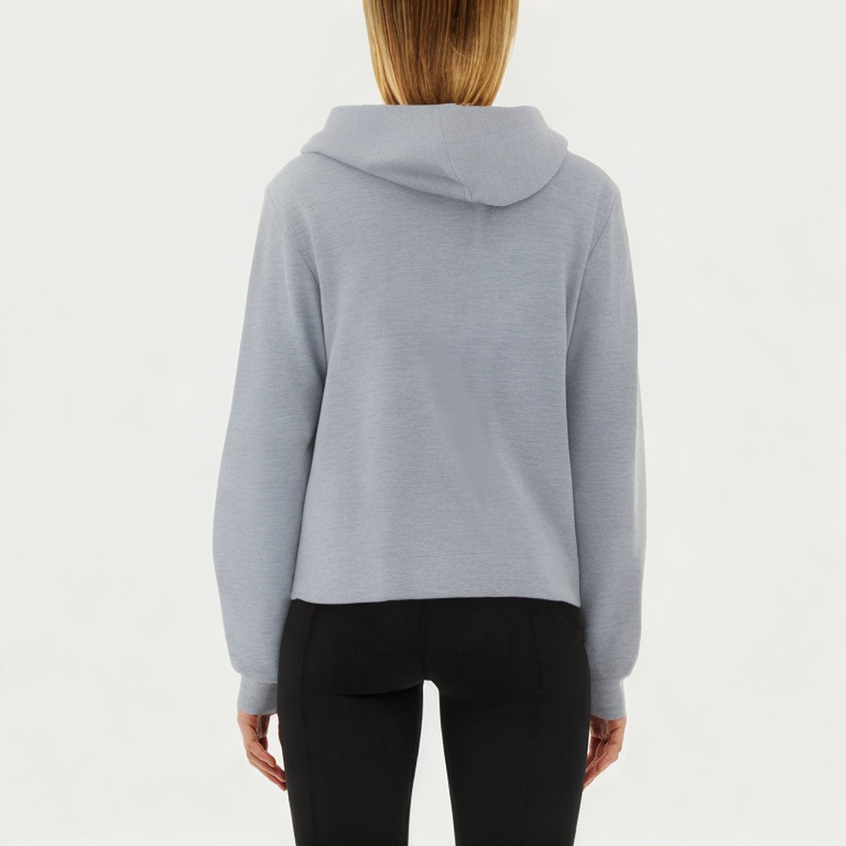 Casual grey women's sports sweatshirt