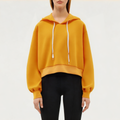Yellow breathable women's sports sweatshirt