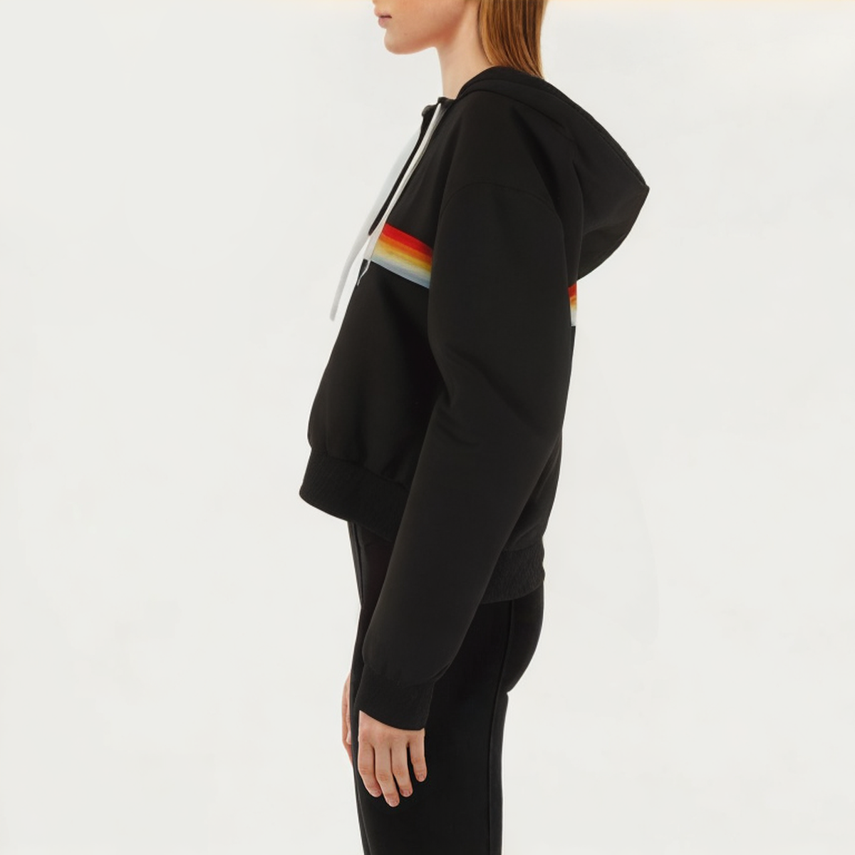 High quality black women's sports sweatshirt