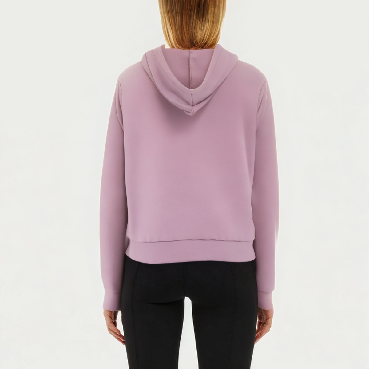 Purple skin-friendly women's sports sweatshirt
