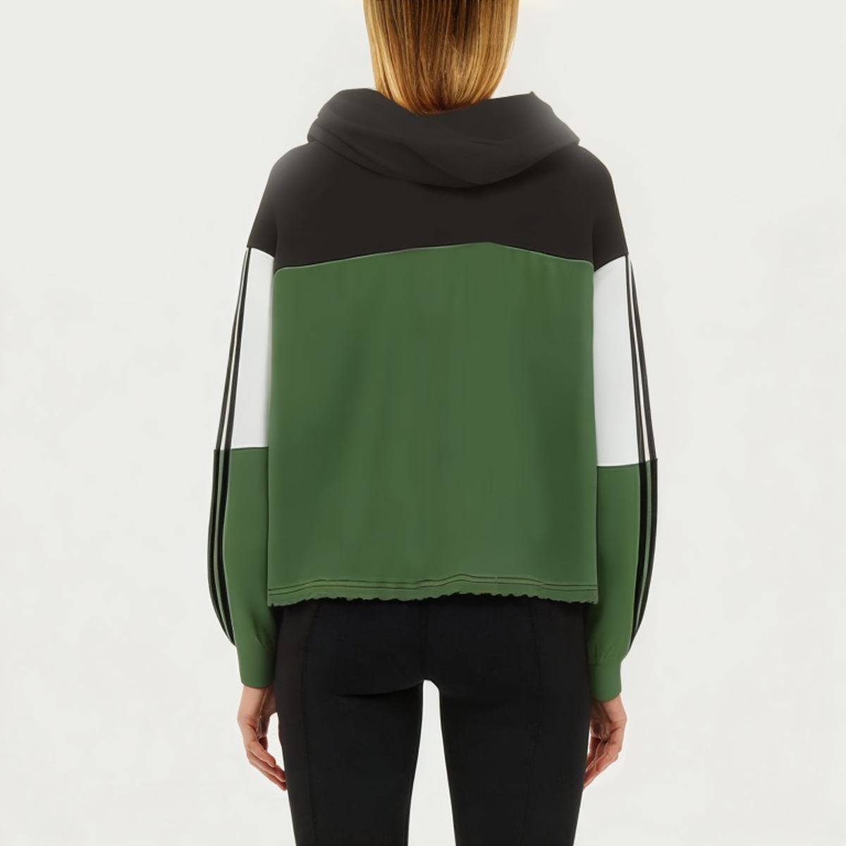 Colorblocked quick-drying women's sports sweatshirt
