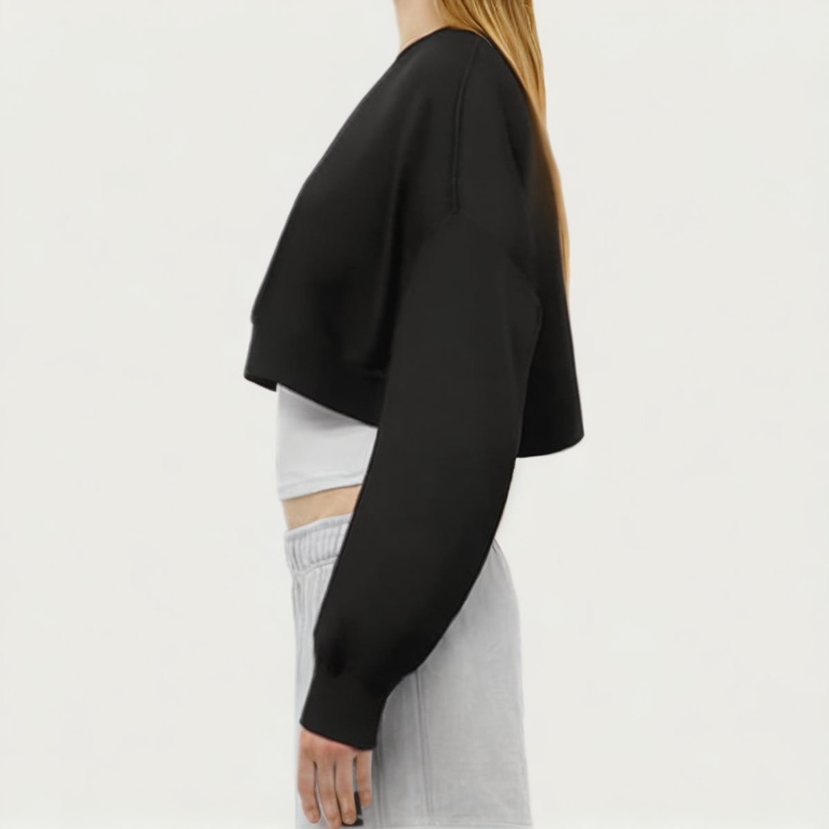 Casual round neck women's loose long-sleeved T-shirt