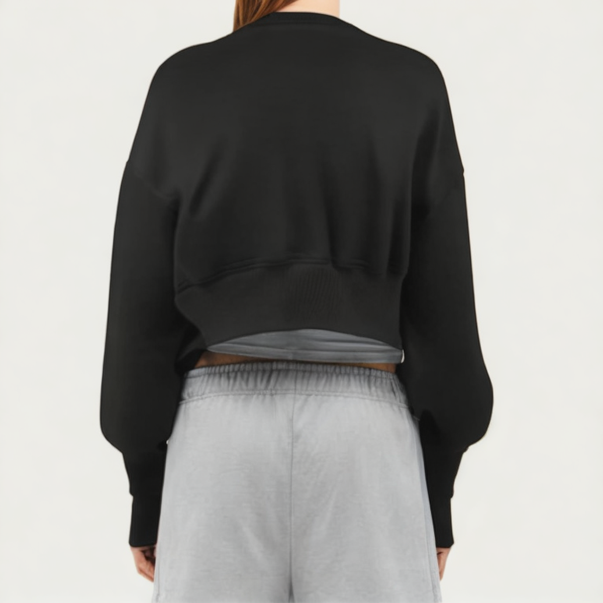 Casual round neck women's loose long-sleeved T-shirt