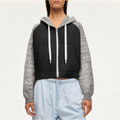 Casual high elastic women's sweatshirt jacket
