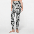 High waist printed women's sports leggings
