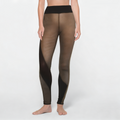 Elastic high waisted women's athletic leggings