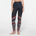 Printed elastic women's sports leggings