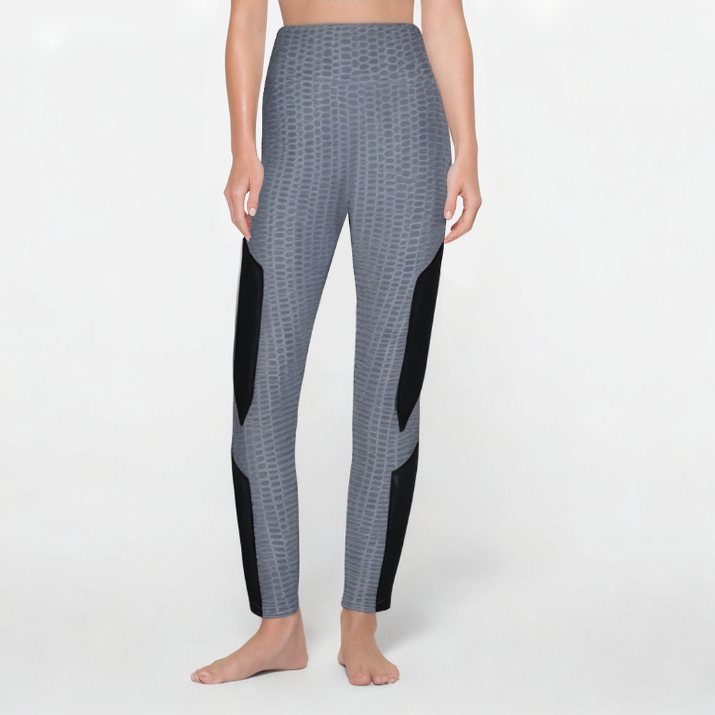 Color block quick drying women's sports tights
