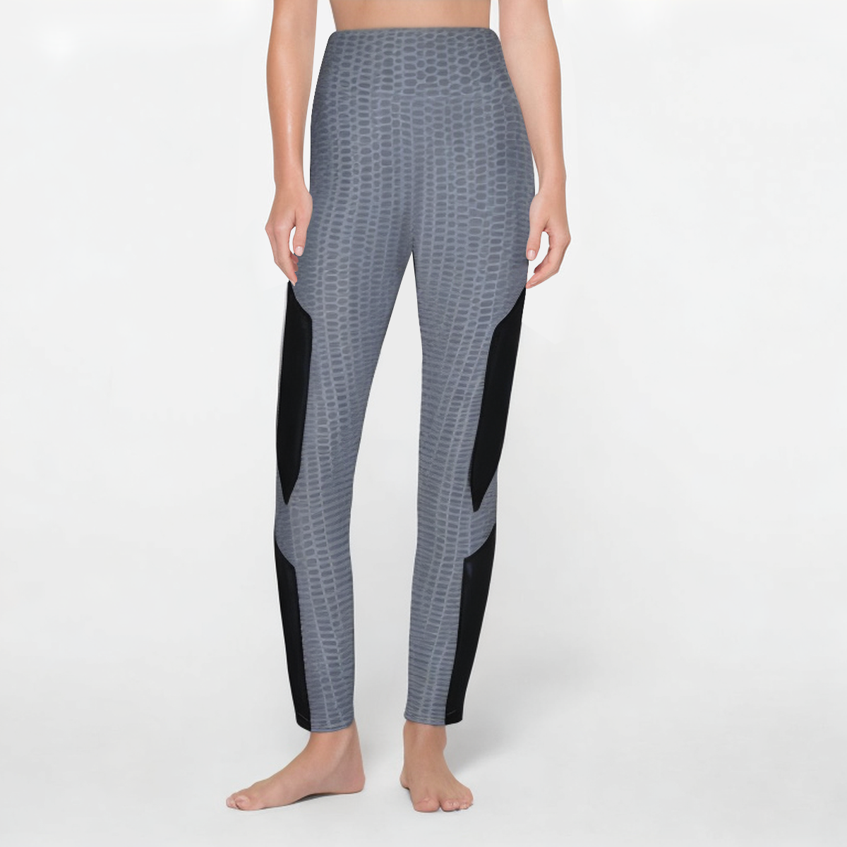 Color block quick drying women's sports tights