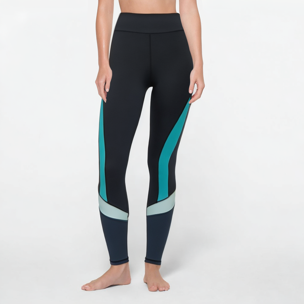 Breathable high waist women's sports leggings