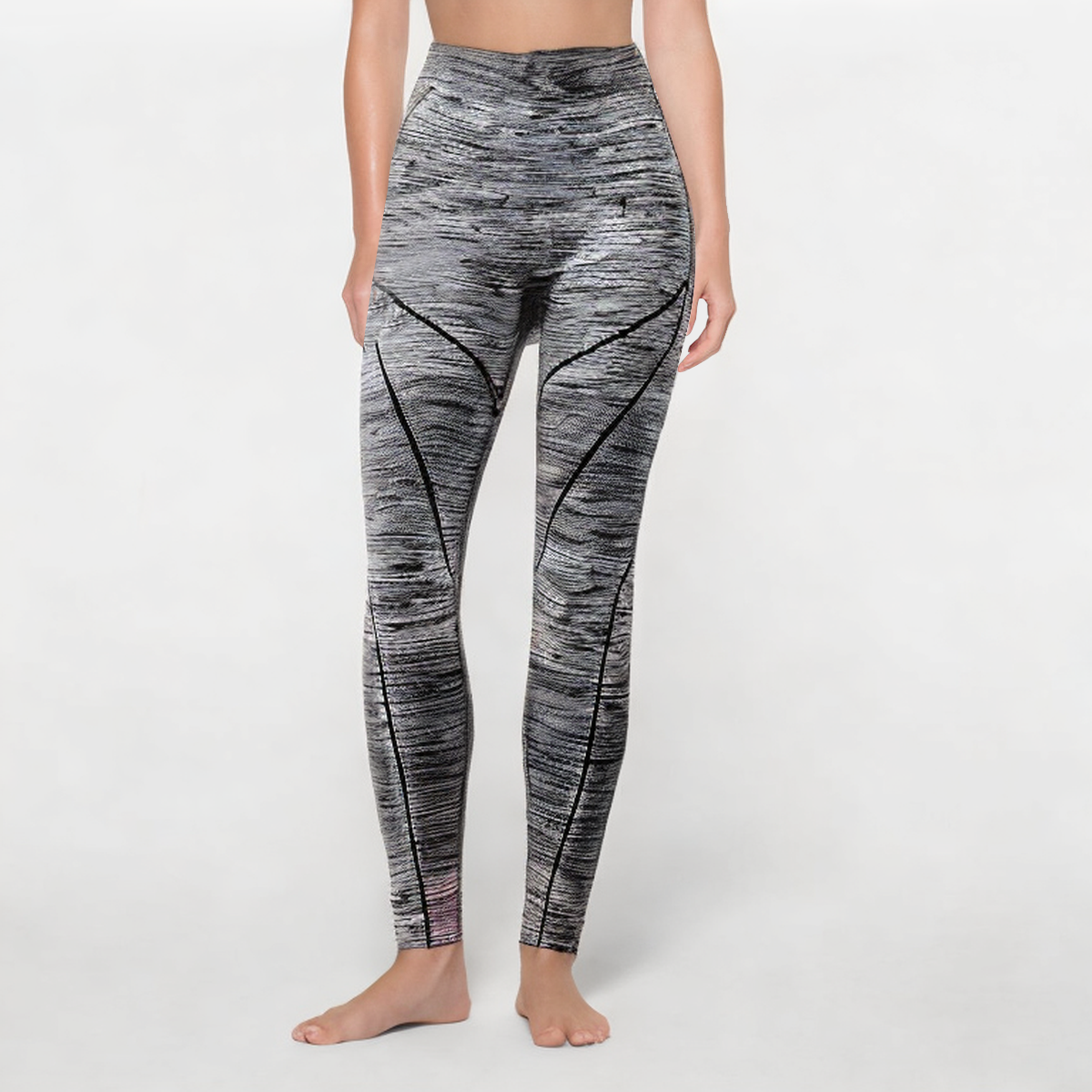 Soft stretch high waist women's sports leggings