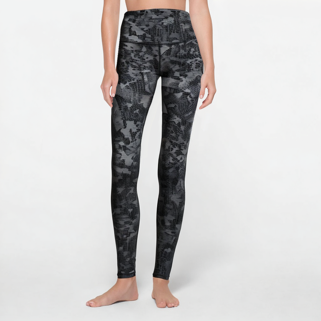 Women's stretch print sports leggings