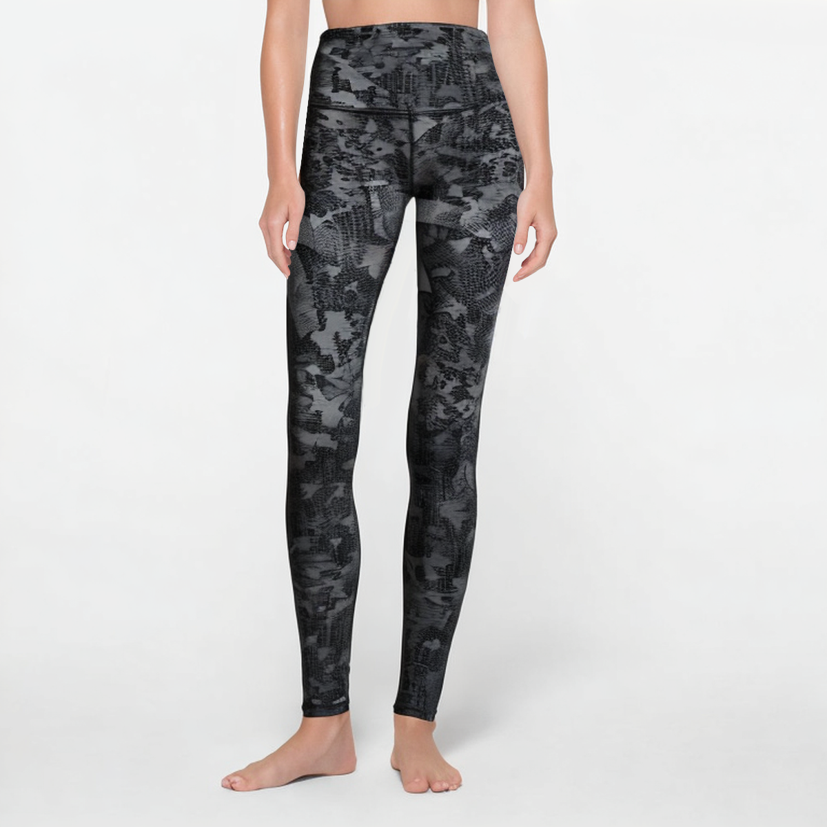 Women's stretch print sports leggings