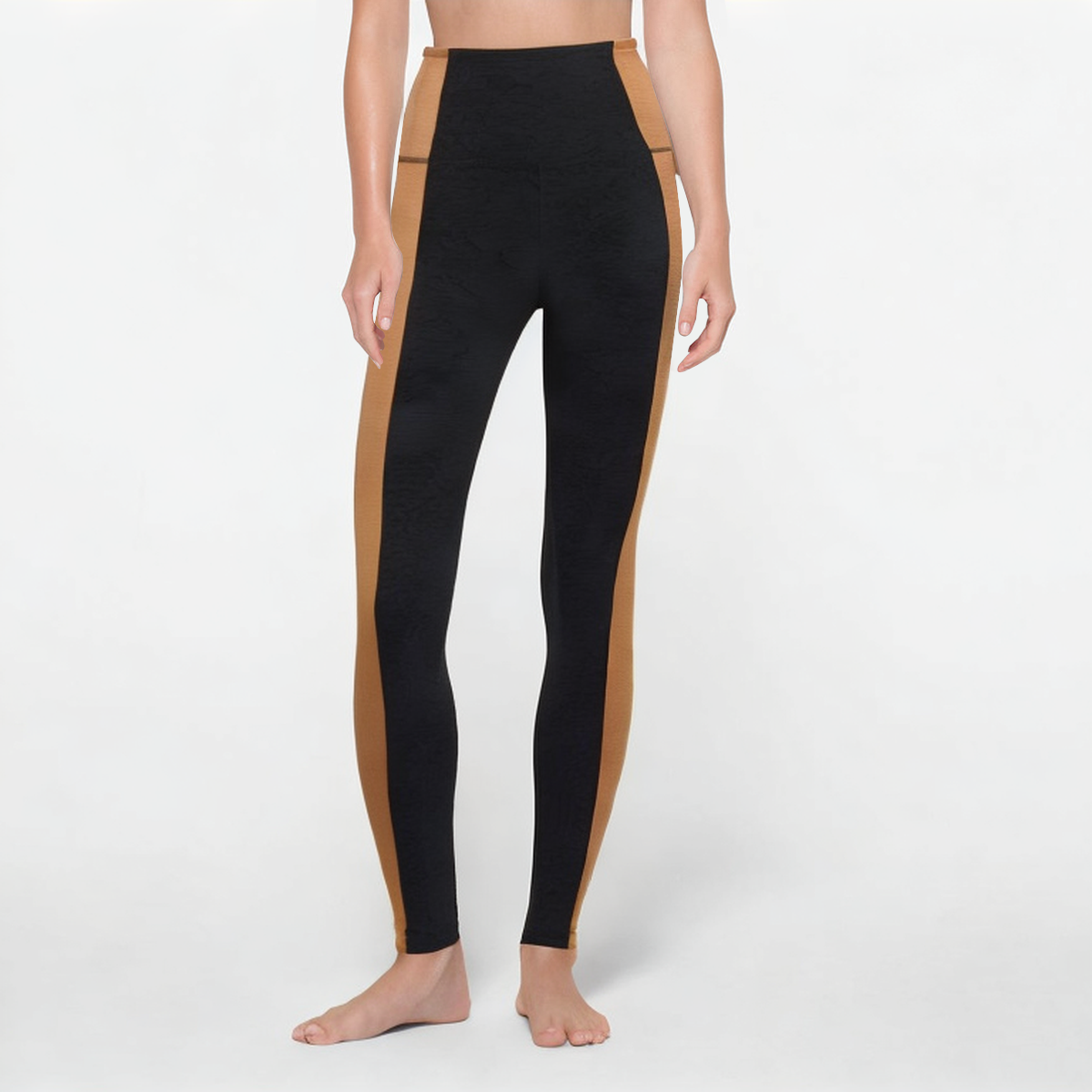 Women's colorblock stretch sports leggings