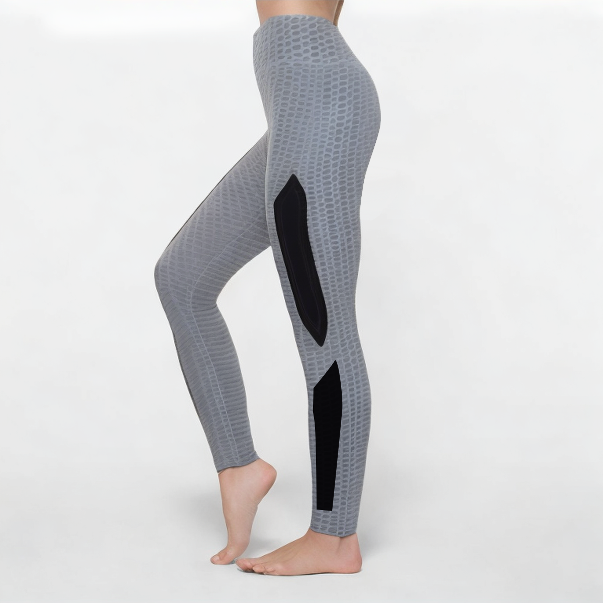Color block quick drying women's sports tights