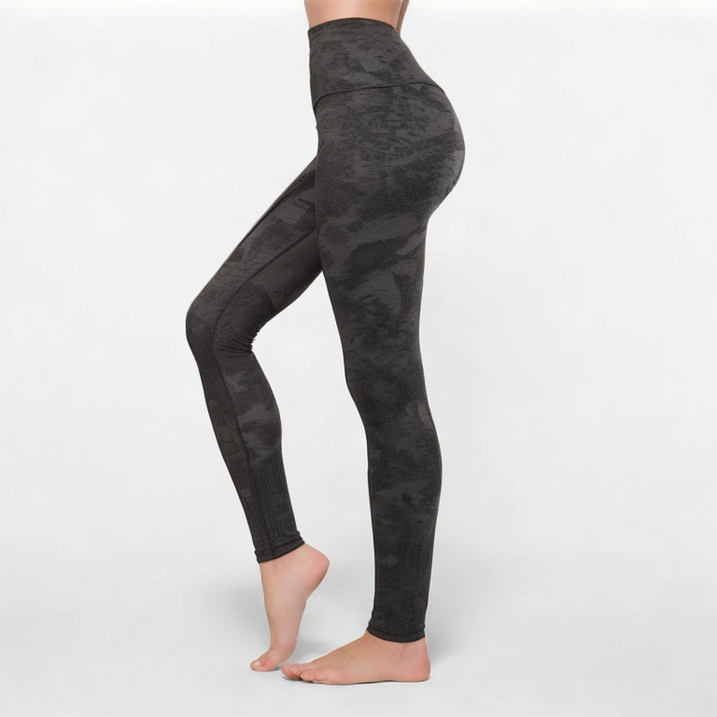 Women's stretch print sports leggings