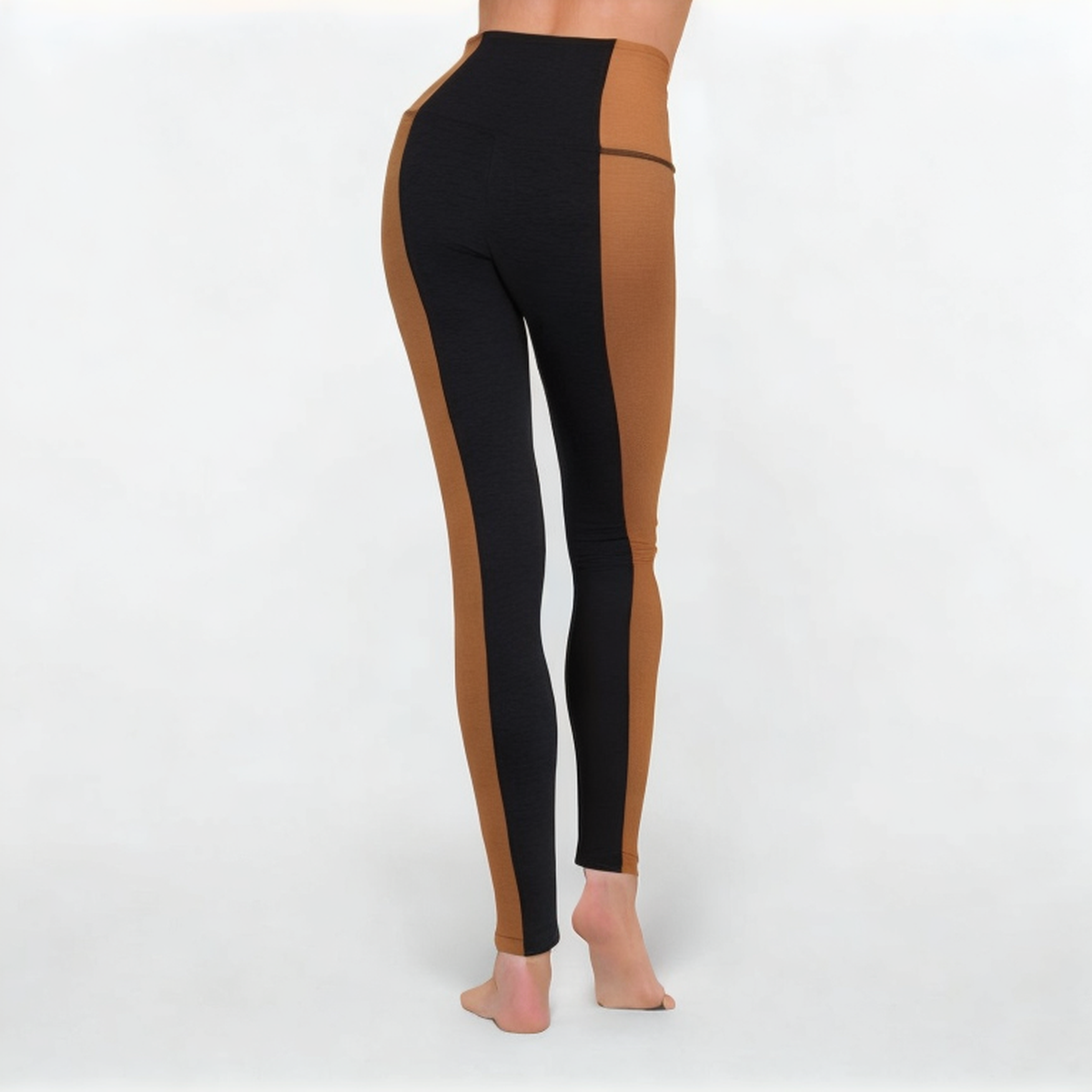 Women's colorblock stretch sports leggings