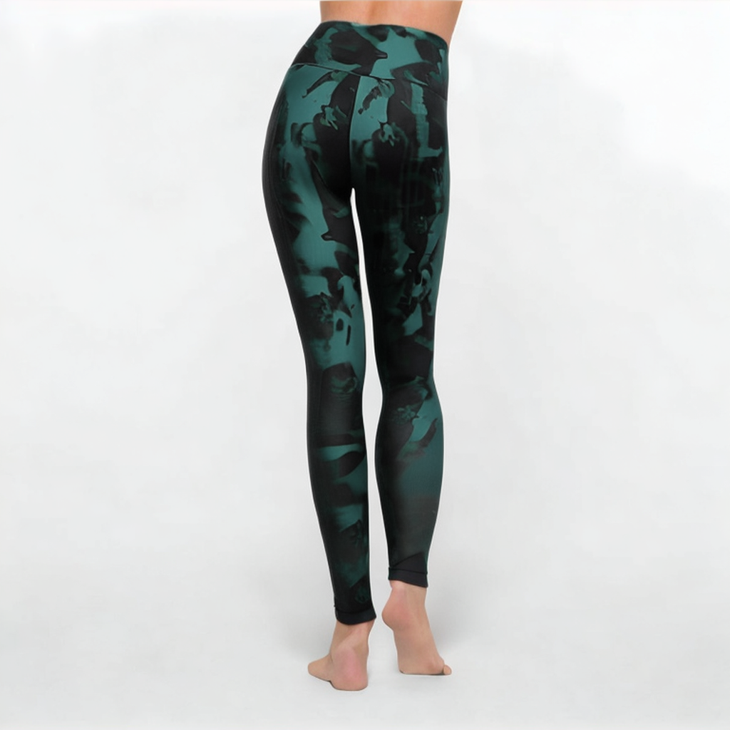 Printed breathable women's sports leggings