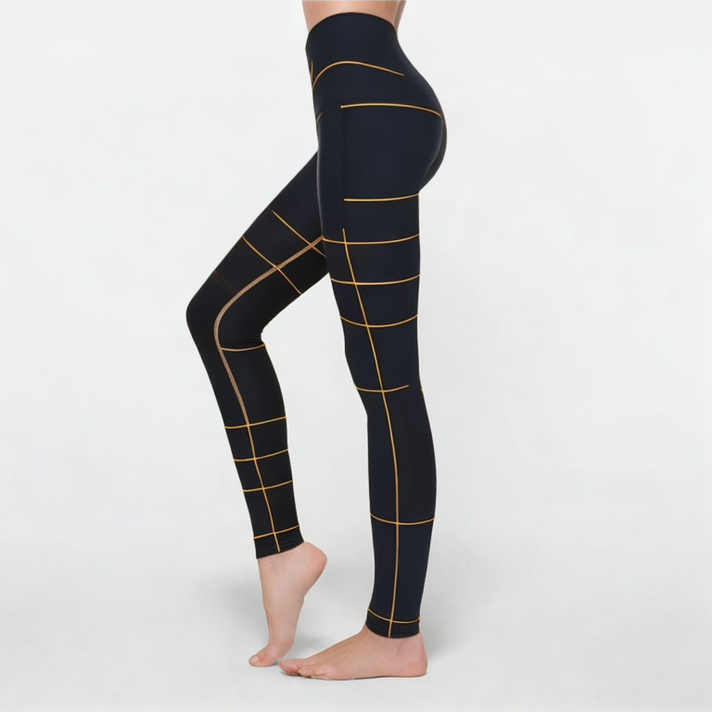 Soft high-waisted women's athletic leggings