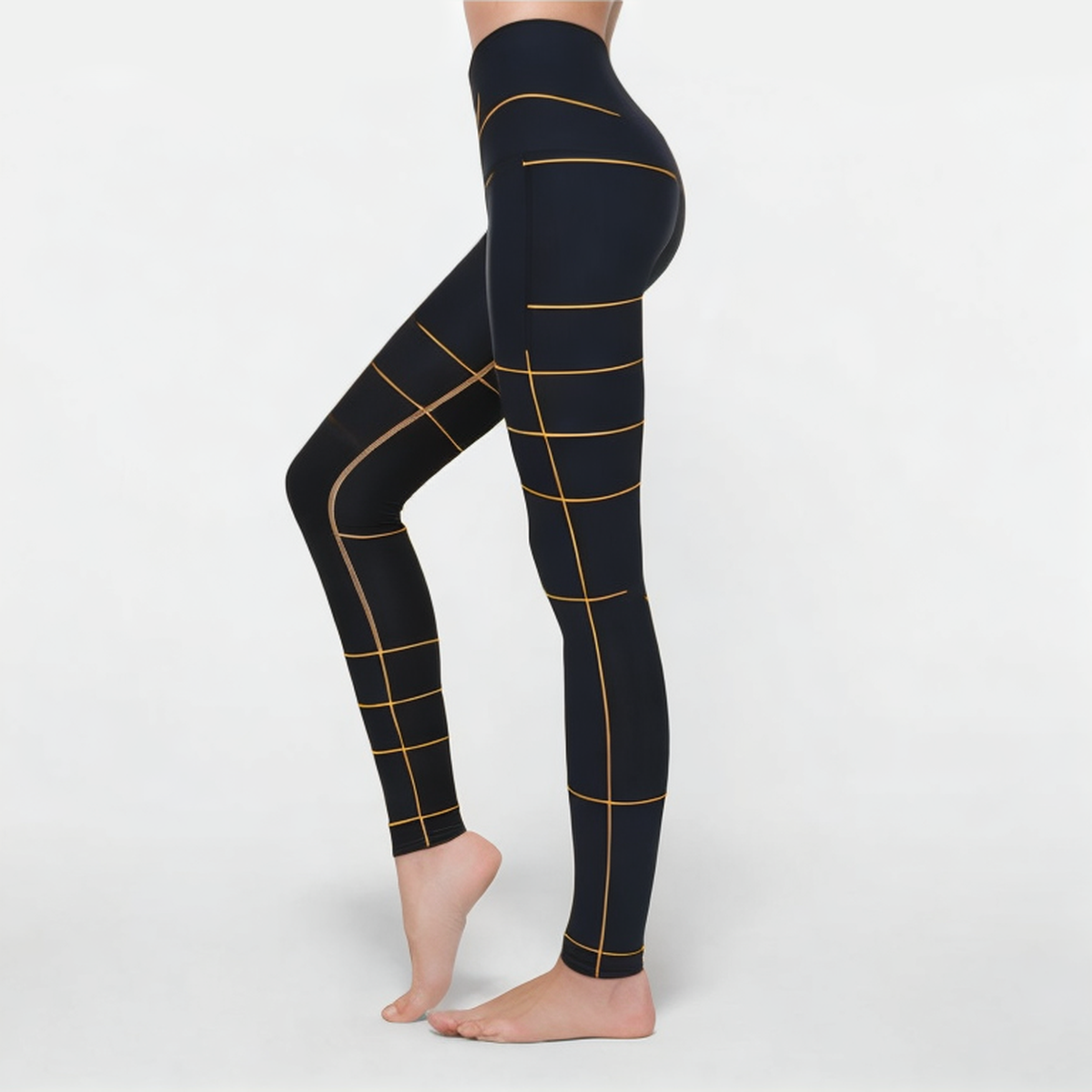 Soft high-waisted women's athletic leggings