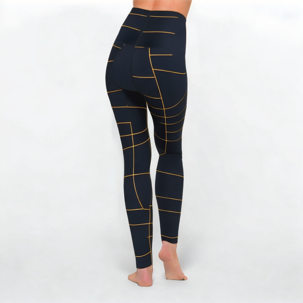 Soft high-waisted women's athletic leggings