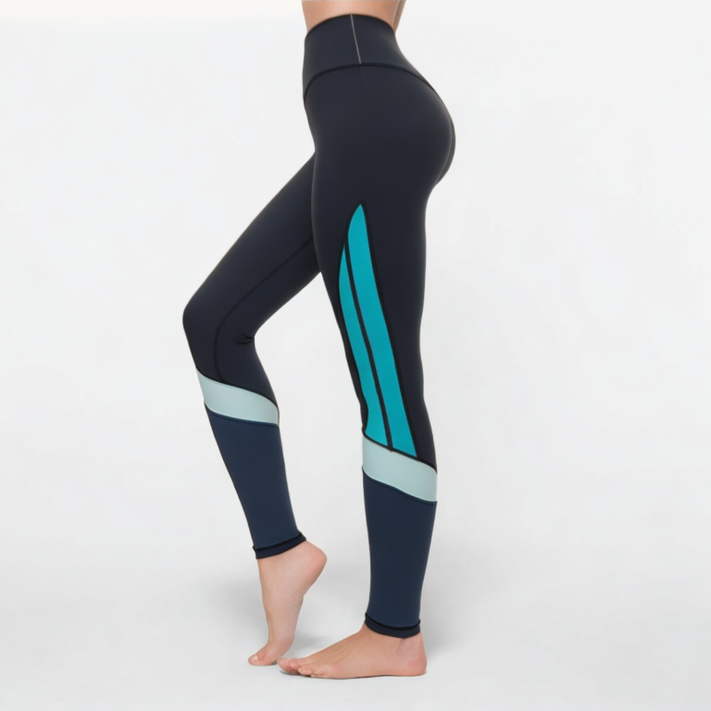 Breathable high waist women's sports leggings