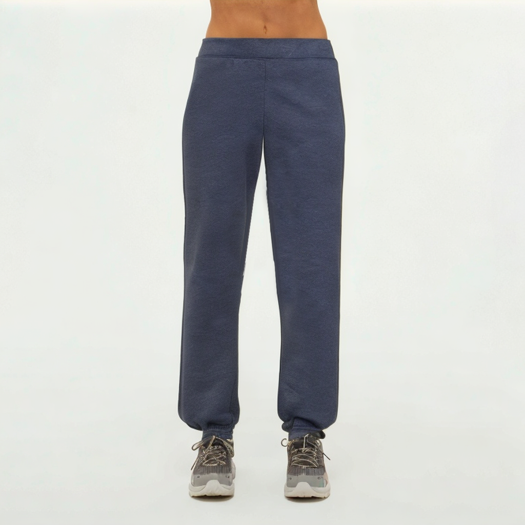 Blue soft and comfortable women's sports trousers
