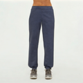 Blue soft and comfortable women's sports trousers