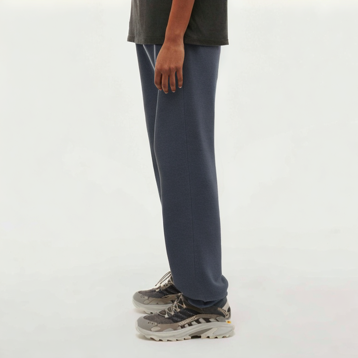 Blue soft and comfortable women's sports trousers