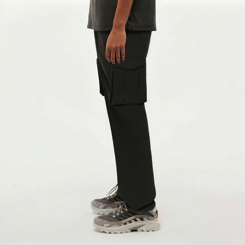 Black loose high waist women's sports trousers