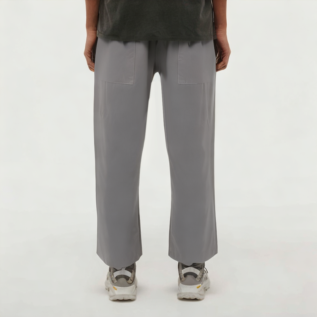 Grey loose breathable women's sports trousers