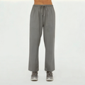 Grey loose breathable women's sports trousers