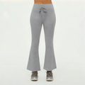 High waisted flared skinny women's sports trousers