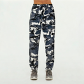 Women's camouflage print sports trousers