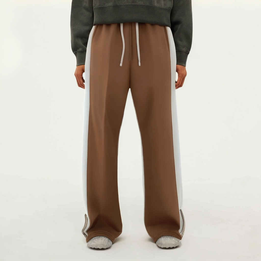 Color block breathable women's sports pants