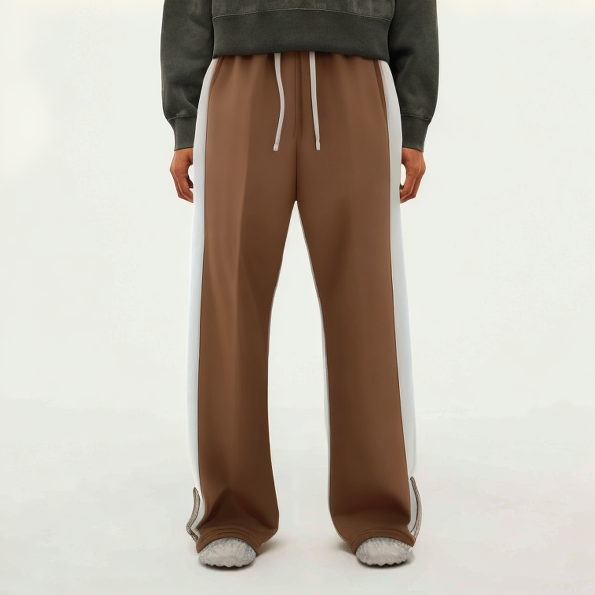 Color block breathable women's sports pants